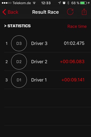 Carrera Race Management App screenshot 4