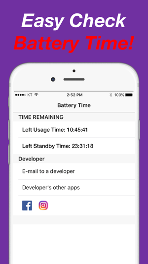 Battery Time - Left Standby or Usage Time(圖2)-速報App