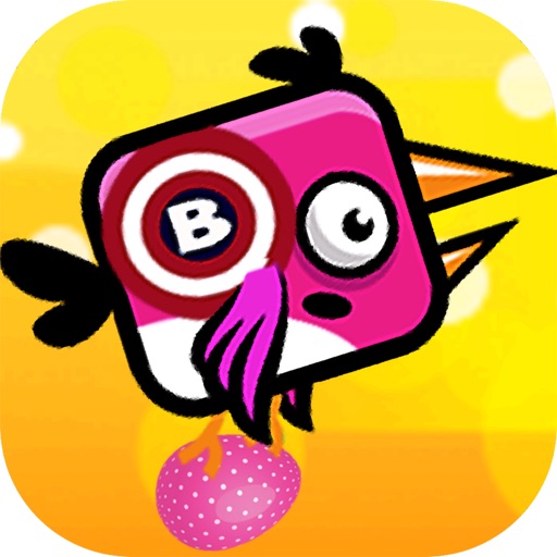 Super hero flappy Pink : Adventure Game icon