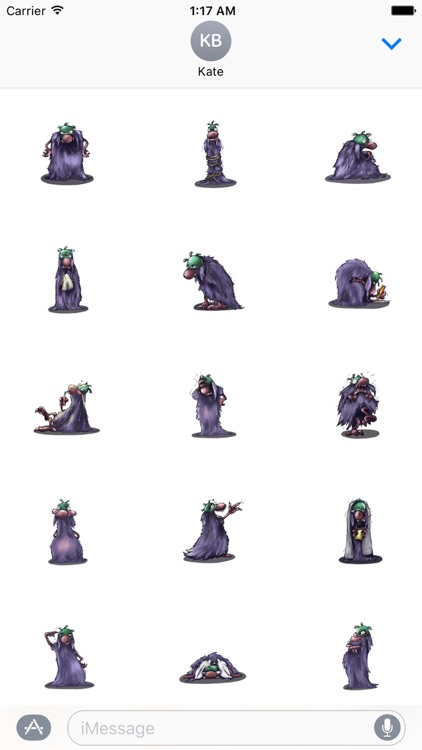 Funny Monster Stickers