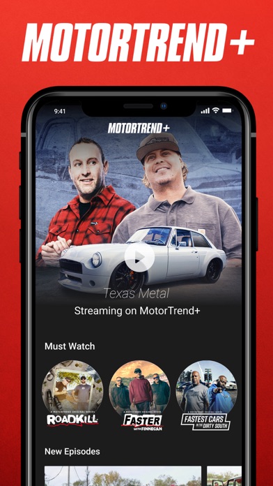 MotorTrend+: Watch Car Shows Screenshot