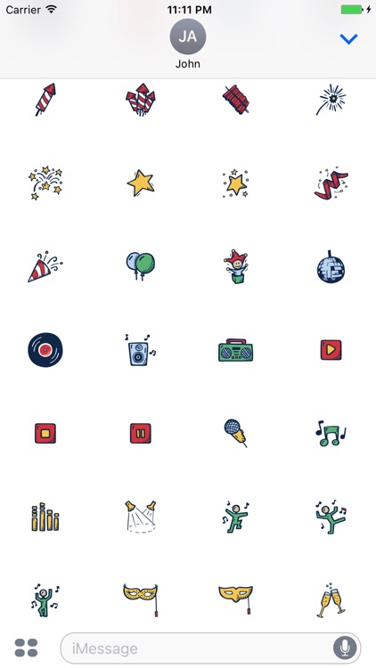 Christmas and New Year iMessage Stickers screenshot-3