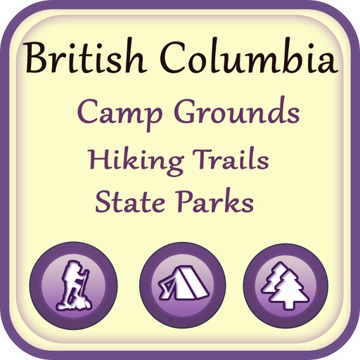 British Columbia Campgrounds & Hiking Trails,State icon