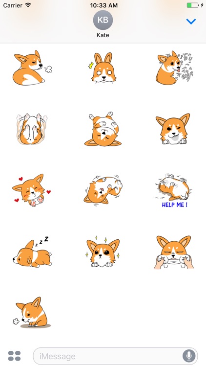 Corgi Life Sticker screenshot-3