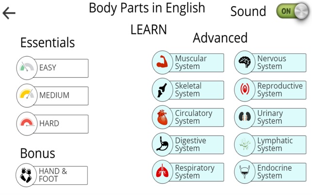 Learn Body Parts in English(圖2)-速報App