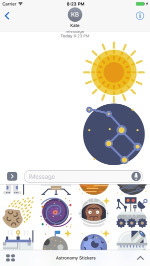 Astronomy Stickers - Space Emojis for Me