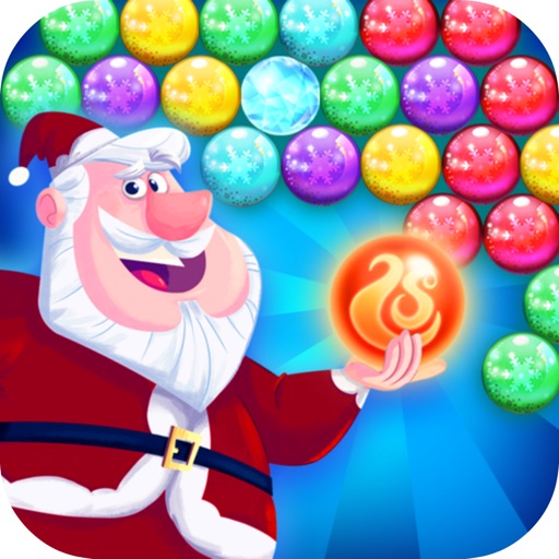 Bubble Sata for Christmas Game