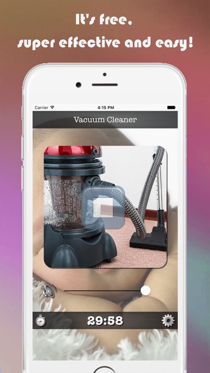 Baby Sleeping Vacuum Cleaner | calming your babies