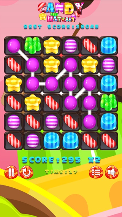 Candies Sweet Game - Match & Puzzle Free