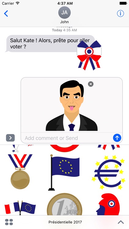 Présidentielle 2017 Emojis