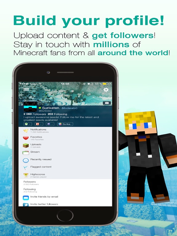 Seeds Lite For Minecraft - Server, Skin, Community - App 