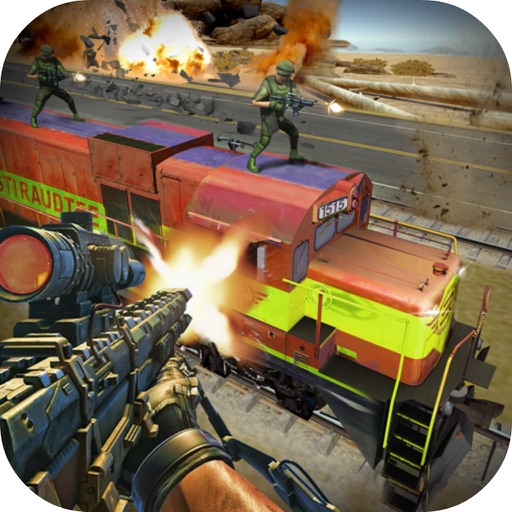 Mission Train Shoot War 3D icon