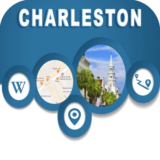 Charleston SC USA City OfflineMap Navigation EGATE icon