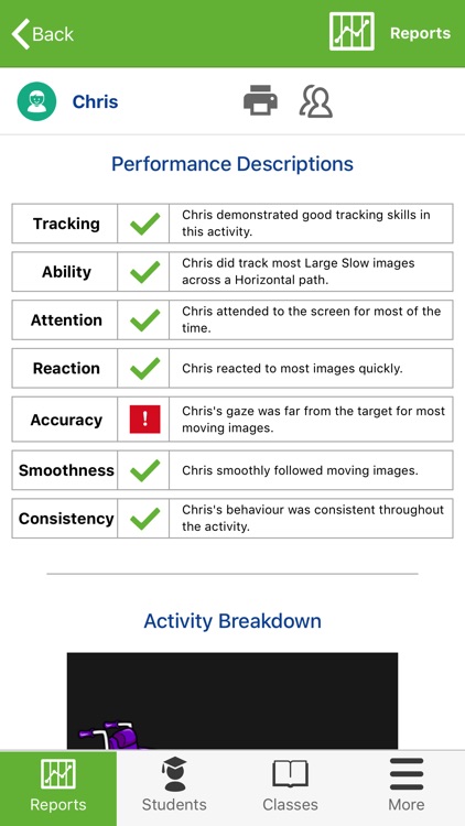 Insight - Early Vision and Cognition Assessment