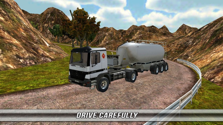 Parking of Loaded Cargo Truck Drive Simulator 2017 screenshot-3