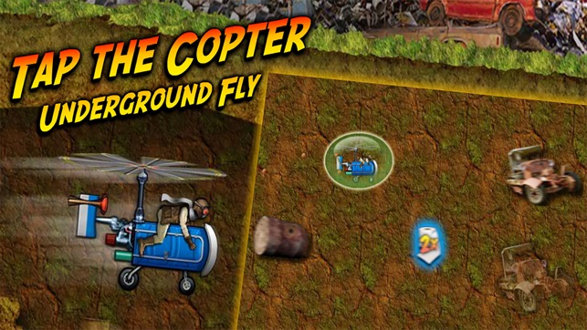 Tap the Copter : Underground Fly(圖2)-速報App