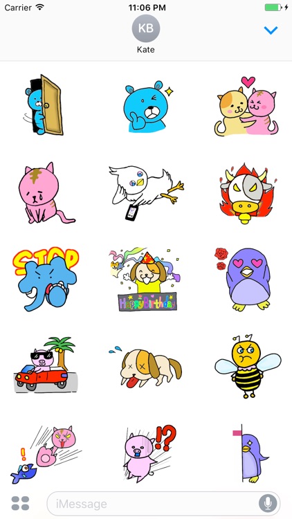 The Funny Zoo Stickers