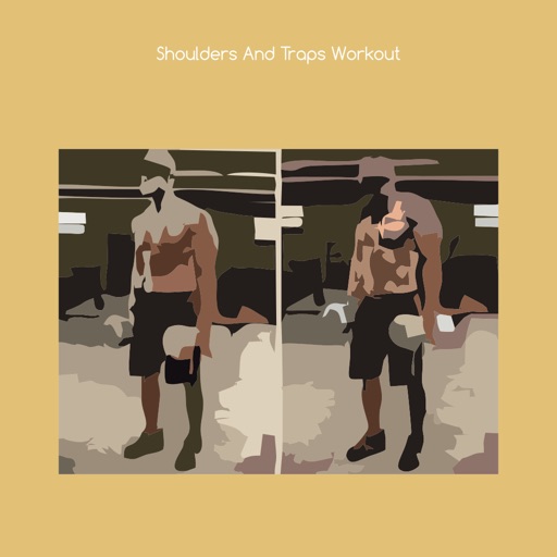 Shoulders and traps workout icon