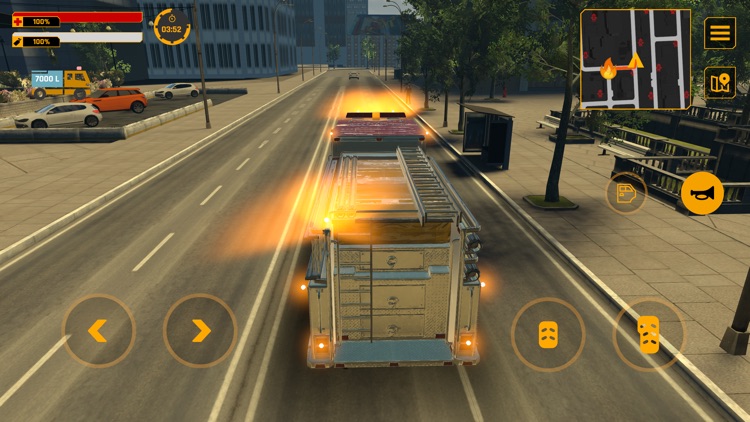 Firefighter:Car fire truck sim screenshot-6