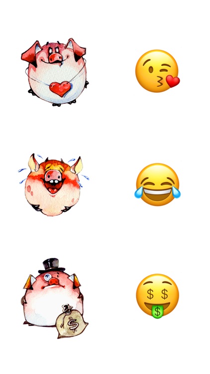 Watercolor Piggies screenshot-3