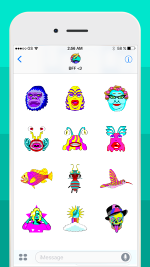 Electric Crazyland. Stickers by Grande Dame(圖3)-速報App