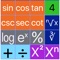 Scientific Calculator E-3400 its a calculator with functions to find sin, cos, tan, cot, sec, csc, asin, acos, atan, Deg, rad, ln, logarithm x(y), π, e, e exponent, 10exponent, 1/x, X², X³, X⁴, Xⁿ, √, ∛, ∜, ⁿ√x, %, multiplication, ÷, +, −