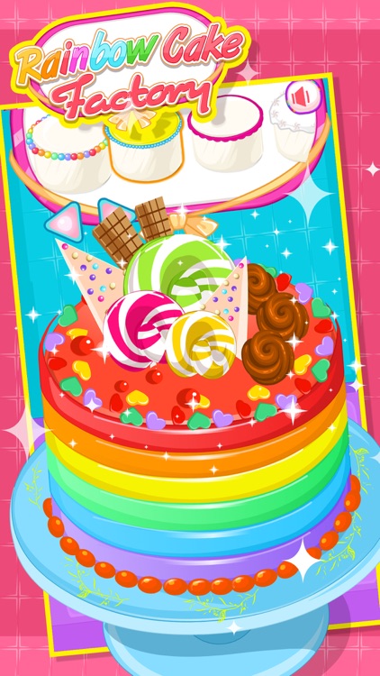 Rainbow Cake Factory - Cooking Game For Kids