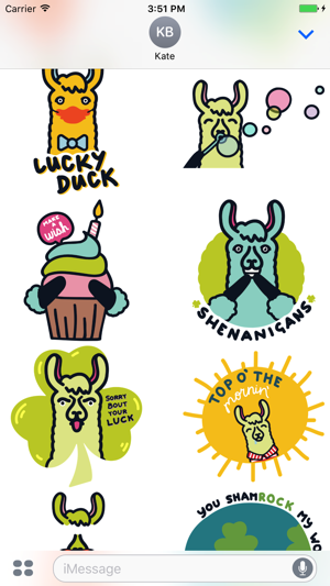 Luck O' The Llama - St. Patrick's Day(圖4)-速報App