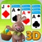 Solitaire 3D Cute Animals is a fun and relaxing card game
