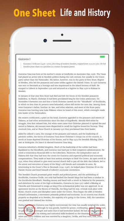 Biography and Quotes for Gustav Vasa by WindyApp Studio Biography and Quotes for Gustav Vasa by WindyApp Studio
