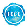 App icon Watercolor Logo Maker - Tap Flat Apps, LLC