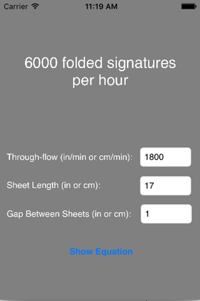 Folding Machine Output screenshot 2