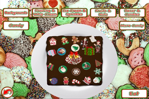 Christmas Cake Maker Holiday Dessert Candy Food screenshot 3