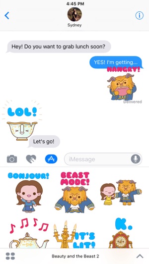 Disney Stickers: Beauty and the Beast Pa