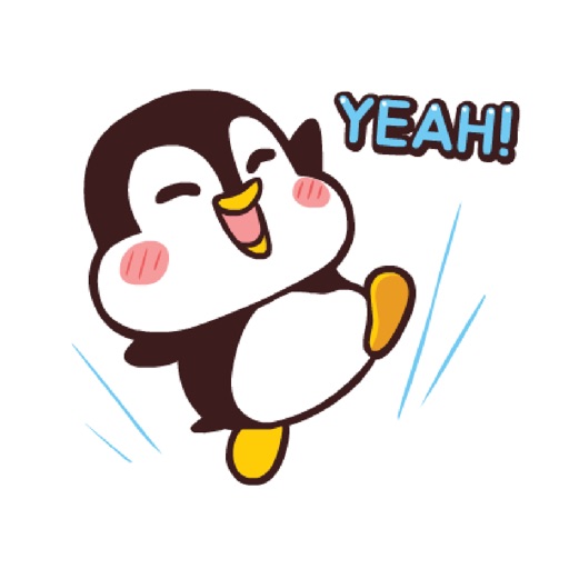 Cute Penguin - Sticker for iMessage icon