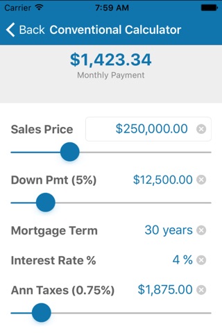 Mortgage Calculator by Brad Roche screenshot 3