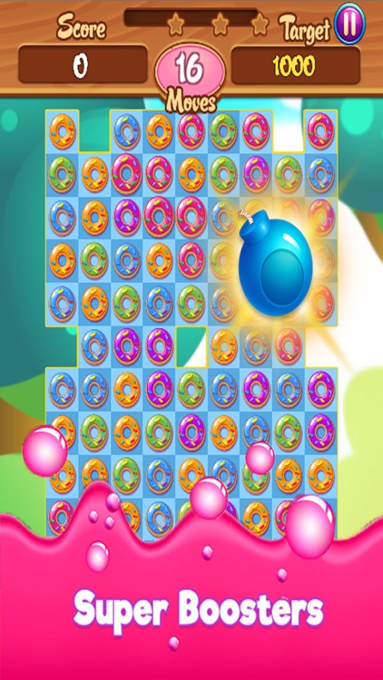 Donut Blast Legend Delicious Gummy Match 3 Game