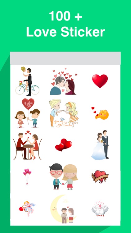 Love Stickers For iMessanger - Kiss,Heart,Love