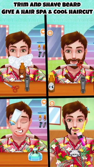 Crazy Beard Shaving Salon - Barber Games(圖3)-速報App