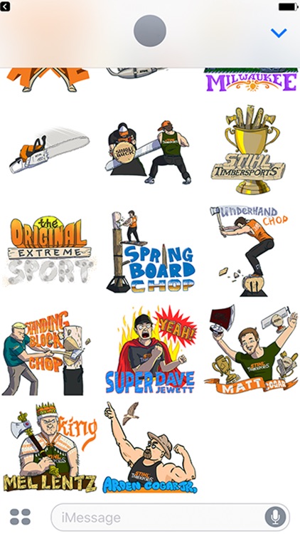 STIHL TIMBERSPORTS Stickers