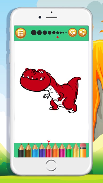 Dinosaur T Rex coloring book for kids screenshot-4