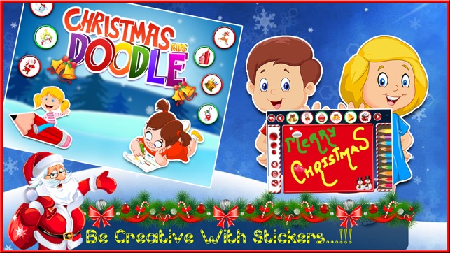 Christmas Kids Doodle - Kids Color & Dra