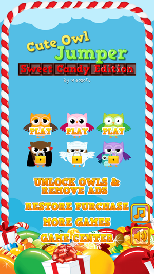 Cute Owl Jumper Sweet Candy Edition(圖4)-速報App