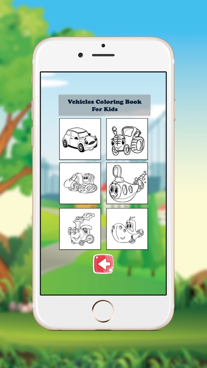 Vehicles Coloring Book for Kids