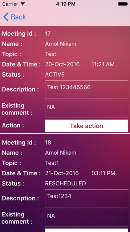 PMC Department Meeting App