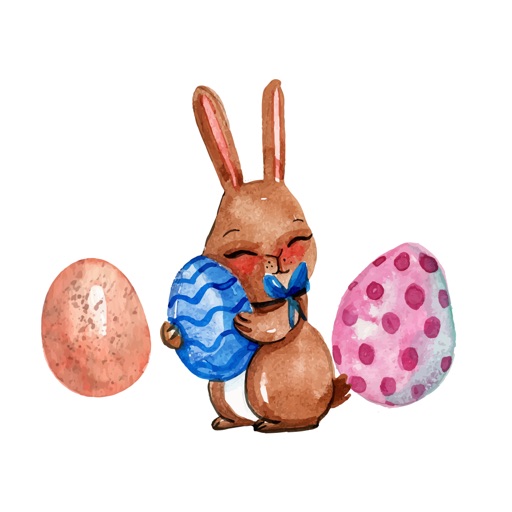 Watercolor Easter - Lovely Sticker Collection icon