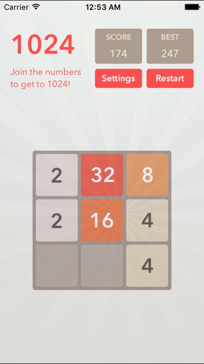 2048 - with night mode screenshot-4