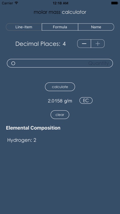 the molar mass calculator screenshot-3