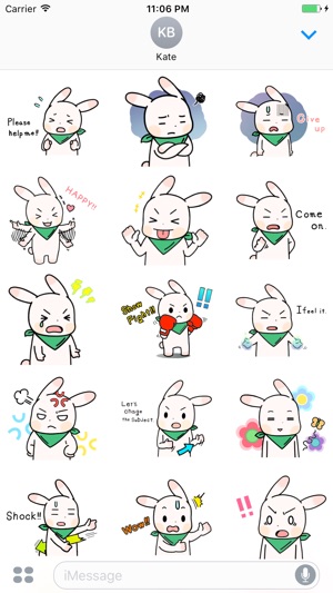 Doji The Pika Rabbit Stickers(圖2)-速報App