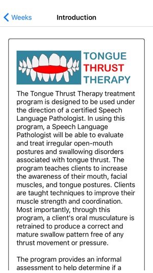 Tongue Thrust Therapy